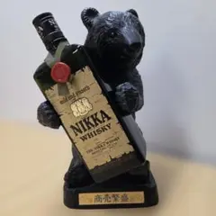 木彫り熊 サントリーミニ角瓶 古酒プレミアム抱え 未開栓 - メルカリ