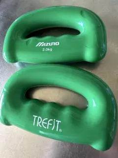 ミズノ　ダンベル　2kg × 2個　mizuno trefit 筋トレ　ジムのサムネイル