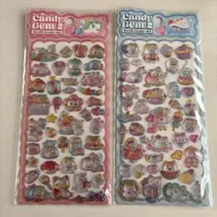 キャンディジェムシール スウィートハート ドリームウィッシュ シール ぷっくり