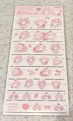 サンリオ ドーリーミックス ＊ マイメロ ピアノ 4サイズステッカー