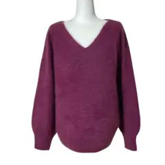 Anatelier 38 WOOL 100% Vネック セーター レディース