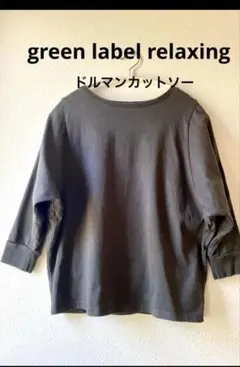 green label relaxing ドルマンカットソー グレー　FREE