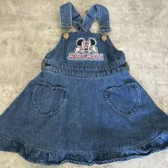 ベビーザらス　ディズニー　ミニー　デニム　ジャンパースカート　70〜80cm