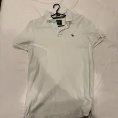 Abercrombie & Fitch ホワイトポロシャツ S