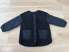 キッズジャケット 120cm 黒 フリース