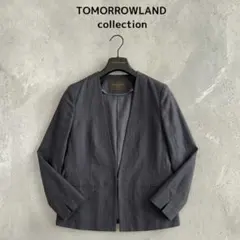TOMORROW LAND collection リネンノーカラージャケットのサムネイル