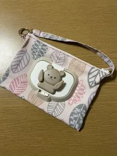 【ハンドメイド】ウェットティッシュ•おしりふき•ペット用ウェットシートポーチ