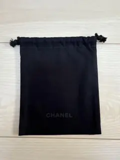 CHANEL 黒い巾着袋 ノベルティ
