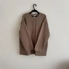 coen 裏起毛アウター　ブルゾン　ノーカラー