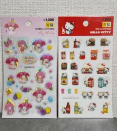 韓国限定 サンリオ キティ マイメロディ シールセット
