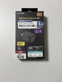 (11) ELECOM PD対応 USB-C AC充電器 45W 小型 軽量