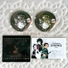 鬼滅の刃＊ufotable DINING クリアカード＆缶バッジ＊竈門炭治郎