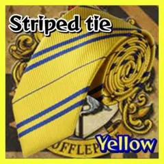 ハリーポッター 黄色 コスプレ 仮装 制服 ストライプネクタイ USJ ユニバ