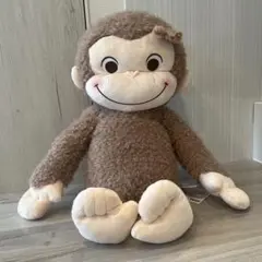 おさるのジョージ赤いほっぺスーパーラージぬいぐるみ約50cm(タグ付き)