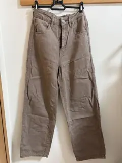 グローバルワーク　DOODデニムカラーバギーパンツ