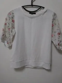 INGNI 花柄袖 五分袖トップス