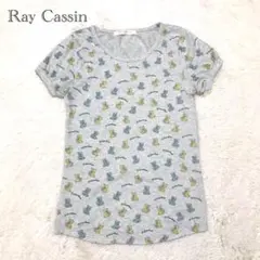 レイカズン 半袖Tシャツ クマ 総柄 カットソー 夏 可愛い カジュアルのサムネイル