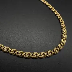 【美品】ジバンシー ヴィンテージ ネックレス Gロゴ ゴールド 喜平 20