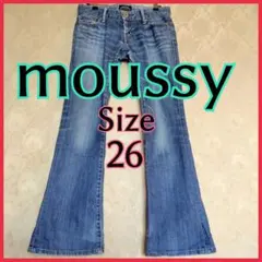 moussy マウジー フレア ブーツカット デニム ジーンズ Y2K
