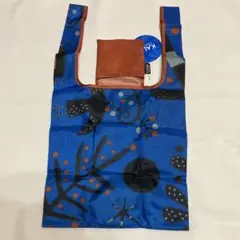 【新品未使用】KALDI いきものがたり　エコバッグ ブルー