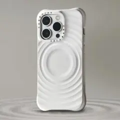 新品未開封 CASETiFY iPhone13pro 白 ウェーブシリコンケース