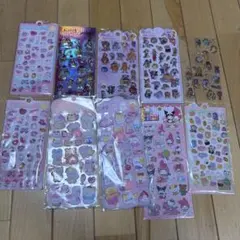 キャラクターシールセット 9点まとめ売り