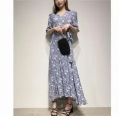 SNIDEL スナイデル　カシュクールマーメイドワンピース