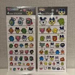 たまごっち 4サイズステッカー 2枚セット