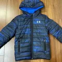 Under Armour 中綿コート 青/黒 フード付き