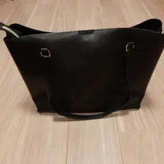 未使用品　OPAQUE.CLIP ブラック トートバッグ　A4収納可　黒　通勤