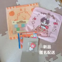 【新品】BTS JIN BT21 RJ ミニタオル２枚　クッキーチャーム　セット