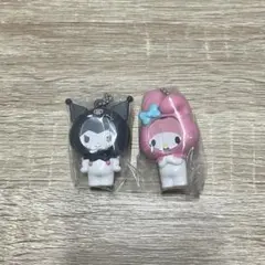 サンリオキャラクターズ フォトフレームマスコット【クロミ、マイメロディ】