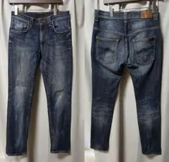 Nudie Jeans TAPE TED ORG.CLEAN DARK BLUのサムネイル