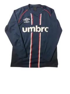 み*6様 umbro ネイビー 長袖シャツ