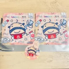 たまごっち 極楽湯 RAKUSPA おやじっち コースター　ドリンクタグ セット