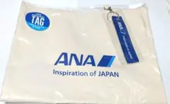 【未開封】ANA フライトタグ付きトートバッグのサムネイル