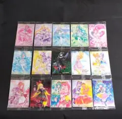 プリキュア ウエハース10　N R SR　コンプ　計15枚