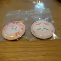 ちいかわ刺繍缶バッジ2 ちいかわ2個セット