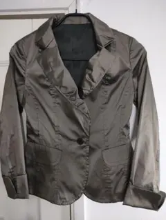 希少Y2K✦GabardineK.TギャバジンK.Tシルク混サテン生地ジャケット