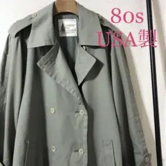 80s USA製 ロンドンフォグ トレンチコート XL ヴィンテージ古着