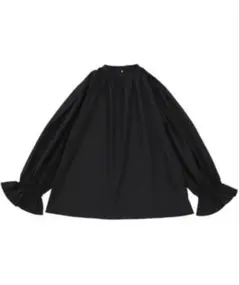 select MOCA ボリュームギャザーキャンディースリーブブラウス