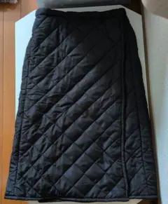 専用です！キルト裏ボア 2way巻きスカート ひざ掛け ブラック