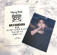 Stray Kids dominATE 入場者プレゼント ハン