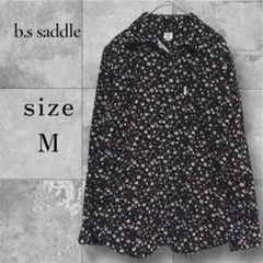 希少 b.s saddle 花柄 コーデュロイシャツ M 総柄 1点 早い者勝ち