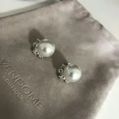 ヴァンドーム ブティック ＊ 新品同様！淡水パールピアス