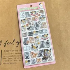 正規品　ボンボンドロップシール　和柄　猫　ねこ