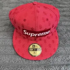 美品 キムタク着用 SUPREME ニューエラ モノグラムキャップ - メルカリ
