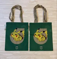2枚　Jリーグ×ポケモン エコバッグ ピカチュウ ジュナイパー東京ヴェルディ