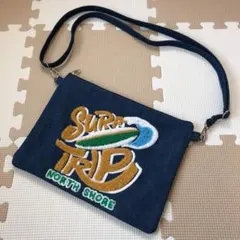 値下☆新品未使用　デニムショルダーバッグ　ハワイ　カヒコのサムネイル