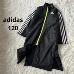 adidas アディダス ジュニア 120 ベンチコート 黒 内ボア 美品　人気